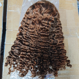 Promotion 79.5$ Letsfly 5x5 Burmese Curly Natural Human Hair Lace Closure Wigs Wholesales 18 20 22 Inches Wigs Factory Sales - Product Image 3