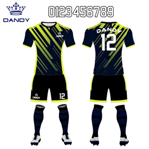 Dandy oem fabriek prijs voetbal jersey set hoge kwaliteit sport jersey nieuwe molde voetbal shirt