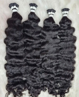 Extensiones de Cabello Humano Remy Brasileño Virgen, Extensiones de Cabello Indio Crudo con Punta I, Extensiones de Cabello Liso con Punta I Microlink al por Mayor