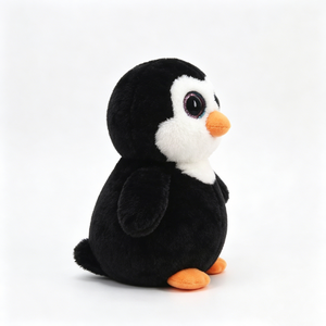 Pingüino de peluche personalizado, pingüino de peluche con ojos grandes, pingüino de peluche con ojos brillantes, lindo pingüino de peluche - Product Image 4