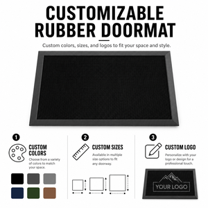Custom Indoor Outdoor <strong>Rubber</strong> Shoes <strong>Boot</strong> Scraper <strong>Mat</strong> Outdoor Floor Entrance Door <strong>Mat</strong> - Product Image 4