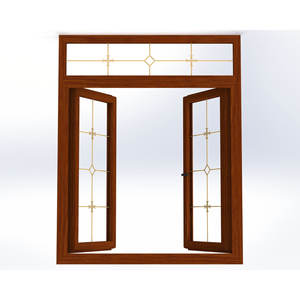 Système de fenêtres et de portes battantes en aluminium série GM 65, série 6000, 6063 T5, revêtement poudré haute qualité - Product Image 6