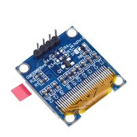 Modul Layar LCD PMOLED 0,96 Inci 128x64 SPI Biru Kuning Putih STM32/51/Routine