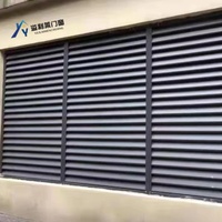 Lames horizontales ventilées en alliage d'aluminium de haute qualité, écologiques, garantie 5 ans, pour entrepôts, hôtels et usage extérieur
