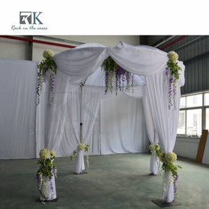 Kits de tubos telescópicos y telones de fondo para decoración de stands de ferias comerciales y bodas a precio de fábrica - Product Image 5