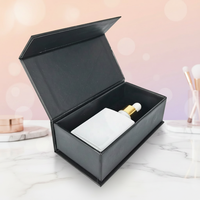 Boîte cadeau magnétique en papier écologique à faible MOQ |   Emballage de luxe personnalisé avec logo pour les soins capillaires, l'aromathérapie et les ensembles d'ongles à presser