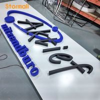 Enseigne LED Cornall, lettres en relief LED personnalisées, acrylique 3D rétroéclairé, multicolores, transformateur IP67, publicité intérieure, hôtels, bars, boutiques
