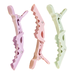 Pinzas de Pelo de Cocodrilo de Color <span class=keywords><strong>Caramelo</strong></span> para Salón de Belleza Wanmei, Herramienta de Peluquería con Logotipo Personalizado - Product Image 5