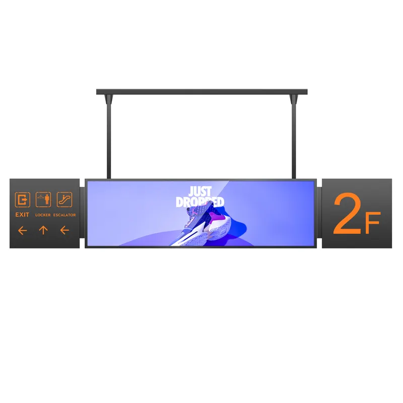 Super Slim 29 Inch Double Sides Digital Signage <span class=keywords><strong>Hiển</strong></span> <span class=keywords><strong>Thị</strong></span> Hướng Dẫn Giao Thông <span class=keywords><strong>Hiển</strong></span> <span class=keywords><strong>Thị</strong></span> Cho Trung Tâm Mua Sắm