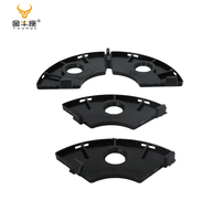 Système de revêtement de sol moderne pour l'extérieur JNZ Socles en plastique PP pour le pavage de carreaux de porcelaine Support de terrasse à hauteur fixe