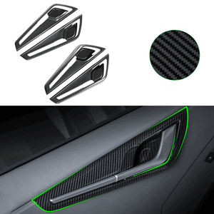 ABS imitation Fiber de carbone nouveaux accessoires de voiture décoration intérieure poigné<span class=keywords><strong>e</strong></span> de porte intérieure garniture d'insertion pour <span class=keywords><strong>Kia</strong></span> <span class=keywords><strong>Niro</strong></span> 2022 - Product Image 2