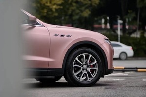 Rollo de Vinilo Adhesivo para Automóviles de 1.52x17m, Color Oro Rosa Cromado Satinado, <span class=keywords><strong>con</strong></span> Tecnología Anti-burbujas para Gráficos de Vehículos de Lujo - Product Image 2