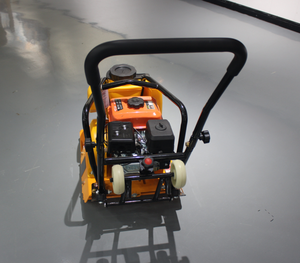 Compacteur à plaques C90T, moteur à essence, rouleau vibratoire jaune, moteur Lifan, 70 kg, équipement de construction - Product Image 4