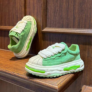 2026 İlkbahar Sonbahar Yeni Gelen Erkek Dayanıklı Kalın Tabanlı Boy Uzatıcı Burunlu Bağcıklı Spor Ayakkabılar Nefes Alabilen Şık - Product Image 2