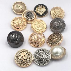 Vintage Metal Shank <b>Buttons</b> With Embossed Designs And Rhinestones For Garment Sewing Accessory 19mm Round <b>button</b> - Product Image 5