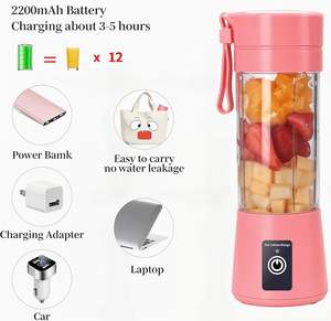 Vaso Mezclador Portátil USB Tipo C, Exprimidor Portátil para Uso Doméstico, Mini Licuadora Portátil - Product Image 4