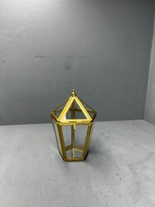 Boîte à bijoux décorative en laiton et verre/miroir utilisée pour la présentation et le rangement de bijoux Fournisseur d'Inde - Product Image 3