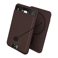 Dompet tempat Airtag, tempat kartu, pelindung Airtag 4 buah, untuk gelang, 2 penutup, aksesoris mini, pelindung tahan air