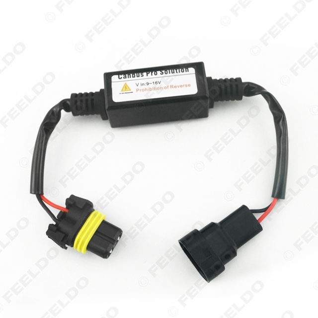 Car Warning Canceller Capacitor Error Free Load Resistor LED Canbus Decoder for 9006 Fog light