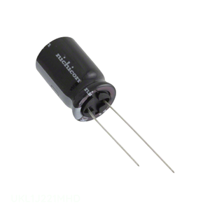 Condensateur RADIAL TH 220 uF, 20%, 63V, UKL1J221MHD, à travers trous, en aluminium, Distributeur agréé - Product Image 1