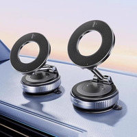 2 Alliage Pliable Aimant Fort Magnétique Support de Téléphone Mur de Bureau Voiture Aspiration Pare-Brise Rotation Réglable Aspirateur Adsorption Moun