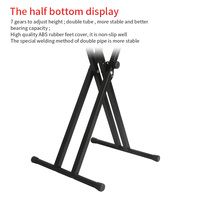 Factory Direct Q-2XC-1 Adjustable Double X Keyboard Stand for Piano - Professional Keyboard Instruments Musical Accessories