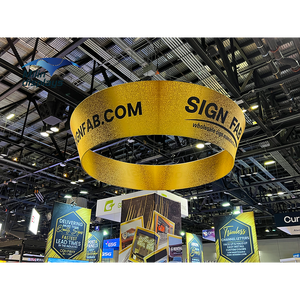 Hợp kim nhôm khung côn thương mại hiển thị thông tư Trần dấu hiệu triển lãm đứng treo biểu ngữ - Product Image 3