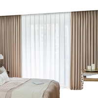Rideau de haute qualité, occultant total ou semi-occultant, doux, insonorisant pour chambre à coucher, salon, salle de réunion