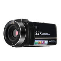 Mini lecteur DV 2.7K 1080P, caméscope avec écran tactile de 3 pouces, zoom 16X, stockage intégré de 256 Go, fonction d'enregistrement, capteur CMOS, pas cher