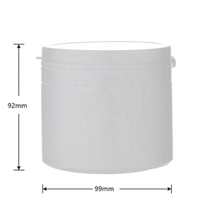 Frasco de Plástico Blanco de 500 ml, HDPE, Boca Ancha, Tapa de Rosca, Vacío, Listo para Etiquetar, Sellado, para Envasado Minorista de Alimentos para Peces - Product Image 4