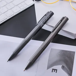 الجديد ماتي بندقية رمادي رصاصة نوع الأعمال الترويجية قلم بسن بلية 1.0 مللي متر مع شعار مخصص