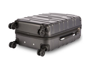 Equipaje extensible (solo 28 ") Maleta Juego de 3 piezas con giro de bloqueo TSA 20in24in28in (Reg Grey) - Product Image 3