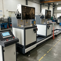 Scie à onglet multi-angle automatique de précision à double tête CNC intelligente avec écran tactile
