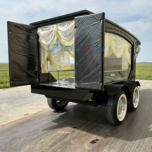 Custom Black Funeral Hearse <b>Trailer</b> High Quality Multi-Style Funeral Coffin Special Transportation - Product Image 1