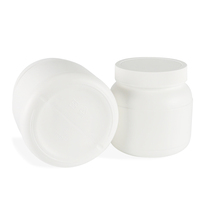 Bouteille en plastique blanc HDPE de qualité alimentaire avec couleur personnalisée pour les produits en capsules/vitamines/poudres/gommes