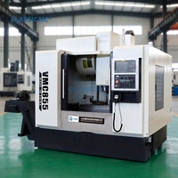Machine de fraisage CNC à 3 axes VMC855 personnalisée et économique avec commande FANUC et changeur d'outils automatique