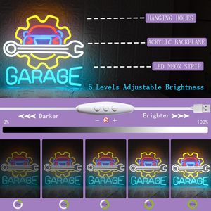 Garage repair neon LED dimmable USB powered ambient <b>light</b> store <b>window</b> decoration <b>light</b> street indicator <b>light</b> landscape <b>light</b> - Product Image 2