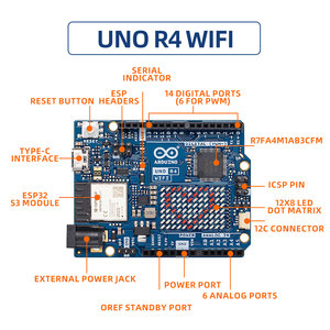 Nâng cấp IOT thông minh sống và học tập kit tự làm lập trình Starter Kit với gốc Arduino unor4 Wifi Board Đối với Arduino - Product Image 6