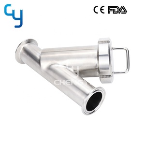 Vệ sinh thép không gỉ 316L 304 <span class=keywords><strong>Y</strong></span> loại lọc lọc - Product Image 2