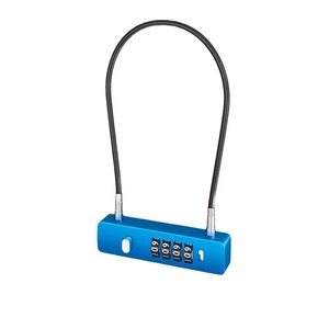 Candado de Combinación Leves para Bicicleta, Cable de Acero de 5mm, Código de 4 Dígitos, para Coche, Cesta, Casco, Almacenamiento, Uso en Dormitorio - Product Image 1