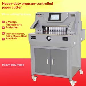 ग्राफिक दुकान के लिए हाइड्रोलिक भारी-शुल्क मोटी परत पेपर कटर का उपयोग 500v9 हाइड्रोलिक प्रोग्राम कंट्रोल पेपर कटर - Product Image 2