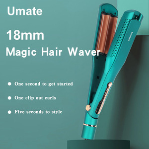 Rizador de Pelo Iónico Automático con Pantalla LCD Digital para Uso Doméstico, Rizador de Ondas Grandes con Triple Barril - Product Image 6