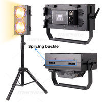 Lumière d'audience Led Ambre + Blanc Chaud 200 Combinable 2 Eye Blinder Light Ring Effect Led Strobe Event Club DJ Blinders Stage Light