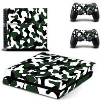 Kit Complet d'Autocollants Vinyle Personnalisés pour Console de Jeu PlayStation 4 PS4 et Manette Film de Couleur