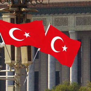 3x5Ft Turkey <b>Flag</b> Polyester Fabric With Two Brass Grommets Wall Hanging Outdoor and Indoor Decor - Product Image 3