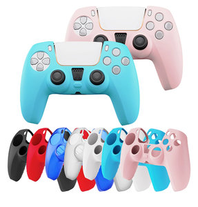 Silicone Shockproof Protective Case for PlayStation 5 Switch 2 <strong>PS5</strong> <strong>Controller</strong> with Big Charging Hole Cover Pure Color Design - Product Image 6