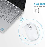 Sıcak satış kablosuz sessiz iyi görünümlü ofis iş moda 2.4GHz optik klavye ve PC için fare combo dizüstü bilgisayar