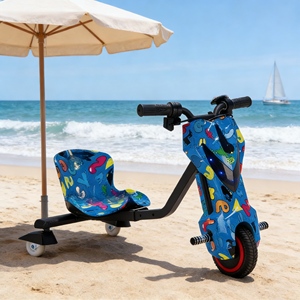 Scooter électrique à trois roues personnalisé OEM, scooter à trois roues avec roues en PU pour enfants et adultes, loisirs en plein air, dérive, cadeau - Product Image 1
