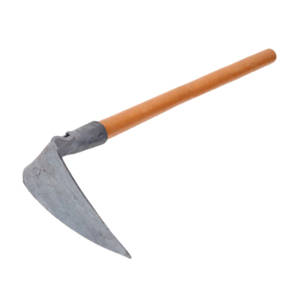 Zappa Professionale Taisyfo YH-42 per Agricoltori, Lama in Acciaio Forgiato ad Alta Durezza, Manico in Legno Argentato, Angolo Triangolare Affilato - Product Image 5