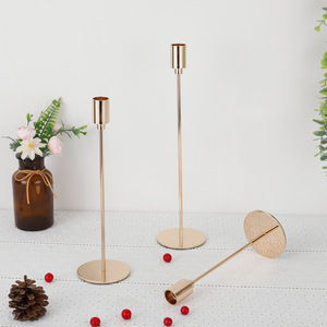 Black Golden Color <strong>Candle</strong> <strong>Stick</strong> Holder Iron Art Long <strong>Stick</strong> <strong>Candles</strong> Imitated <strong>Gold</strong> Wedding <strong>Candle</strong> <strong>Stick</strong> - Product Image 4